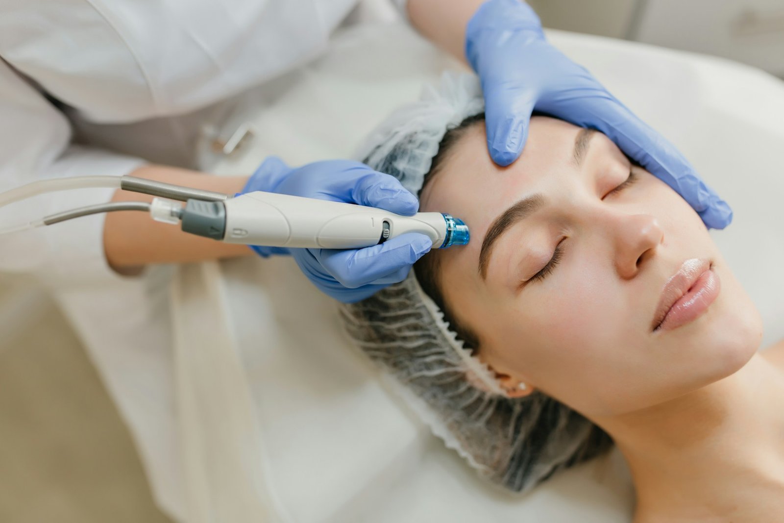 Una mujer en consulta de medicina estética